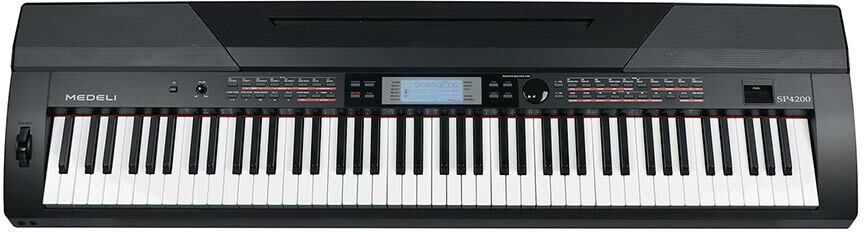 Medeli Sp4200/bk - Black - Teclado de escenario - Main picture