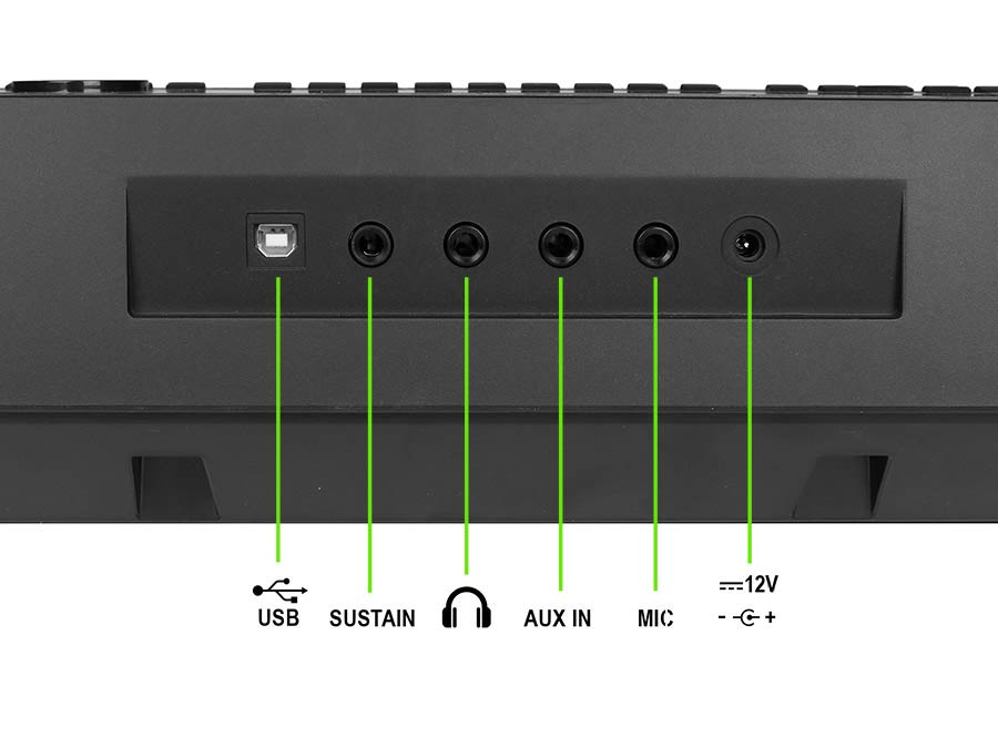 Medeli M331 - Teclado de entertainer / Arreglista - Variation 9