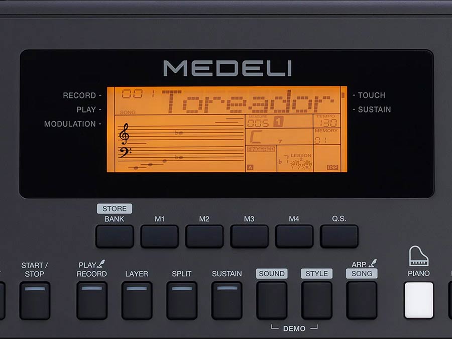 Medeli Mk200 - Teclado de entertainer / Arreglista - Variation 7