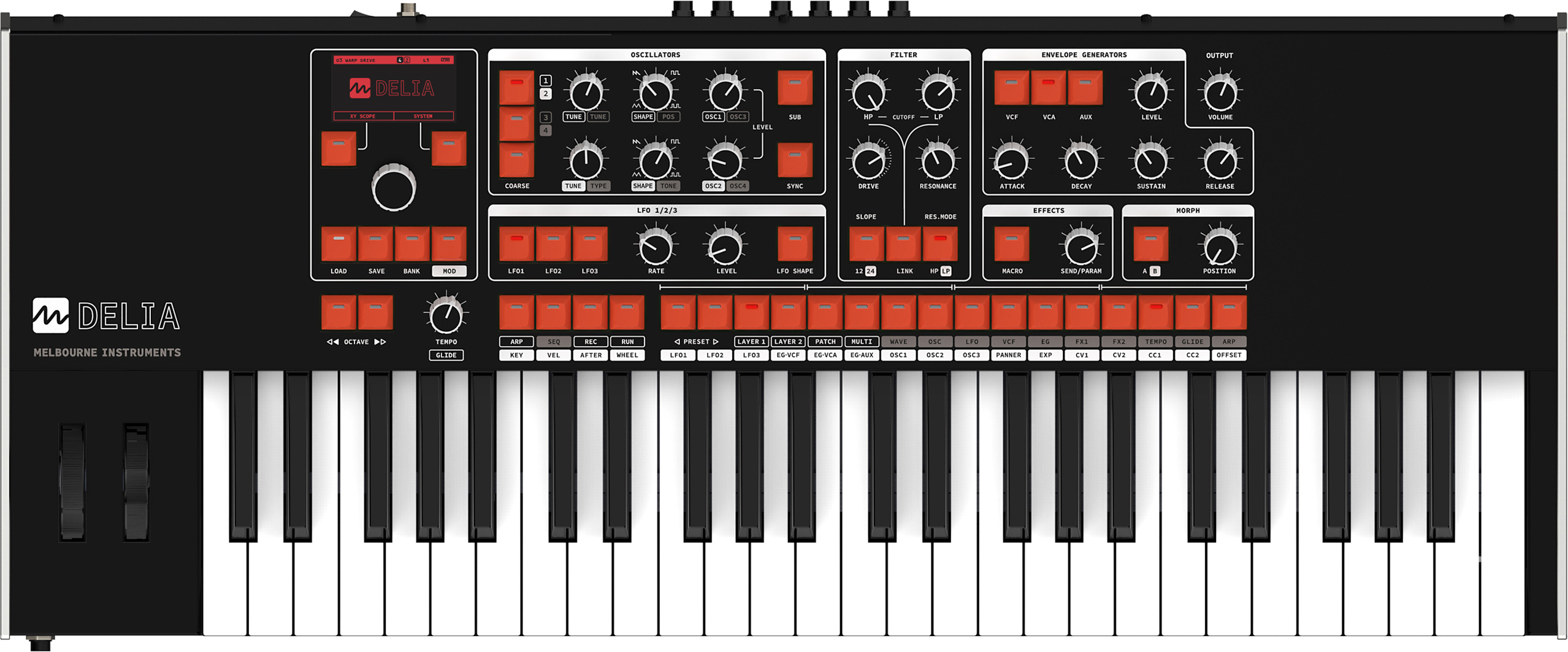 Melbourne Instruments Delia - Sintetizador - Main picture