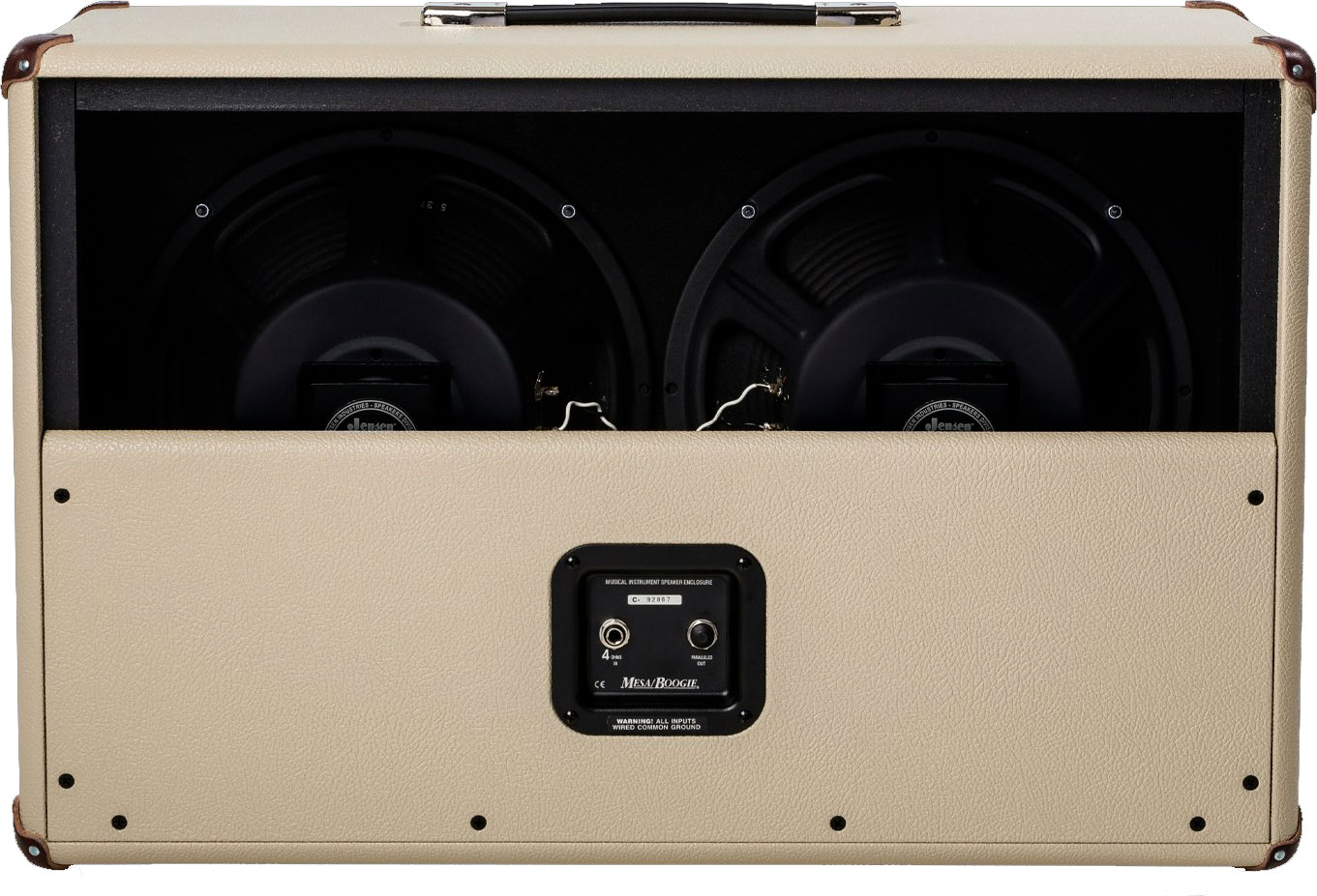 Mesa Boogie 2x12 California Tweed Guitar Cab 80w 8-ohms Cream Bronco - Cabina amplificador para guitarra eléctrica - Variation 1