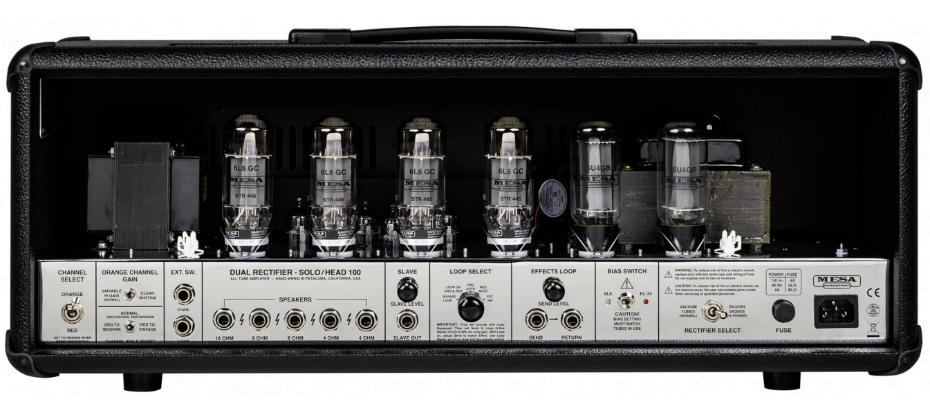 Mesa Boogie 90s Dual Rectifier Head 100w 6l6 Blackout - Cabezal para guitarra eléctrica - Variation 3