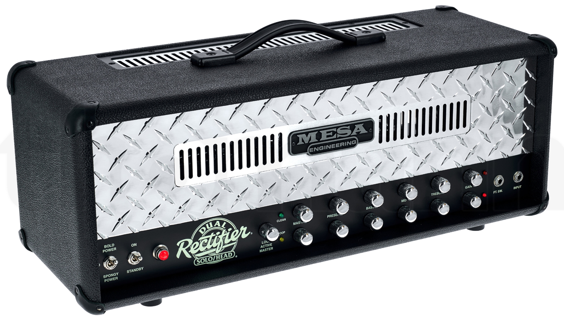 Mesa Boogie 90s Dual Rectifier Standard Head 100w 6l6 Black Bronco - Cabezal para guitarra eléctrica - Variation 1