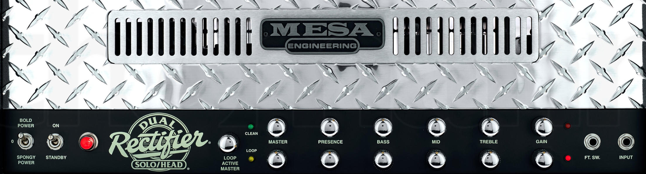 Mesa Boogie 90s Dual Rectifier Standard Head 100w 6l6 Black Bronco - Cabezal para guitarra eléctrica - Variation 2