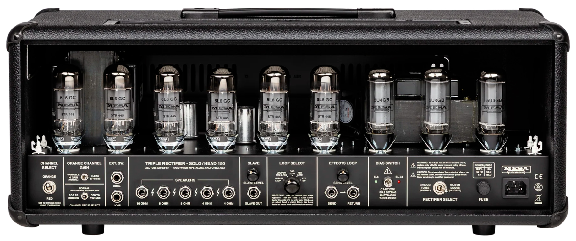 Mesa Boogie 90s Triple Rectifier Head 150w 6l6 Blackout - Cabezal para guitarra eléctrica - Variation 1