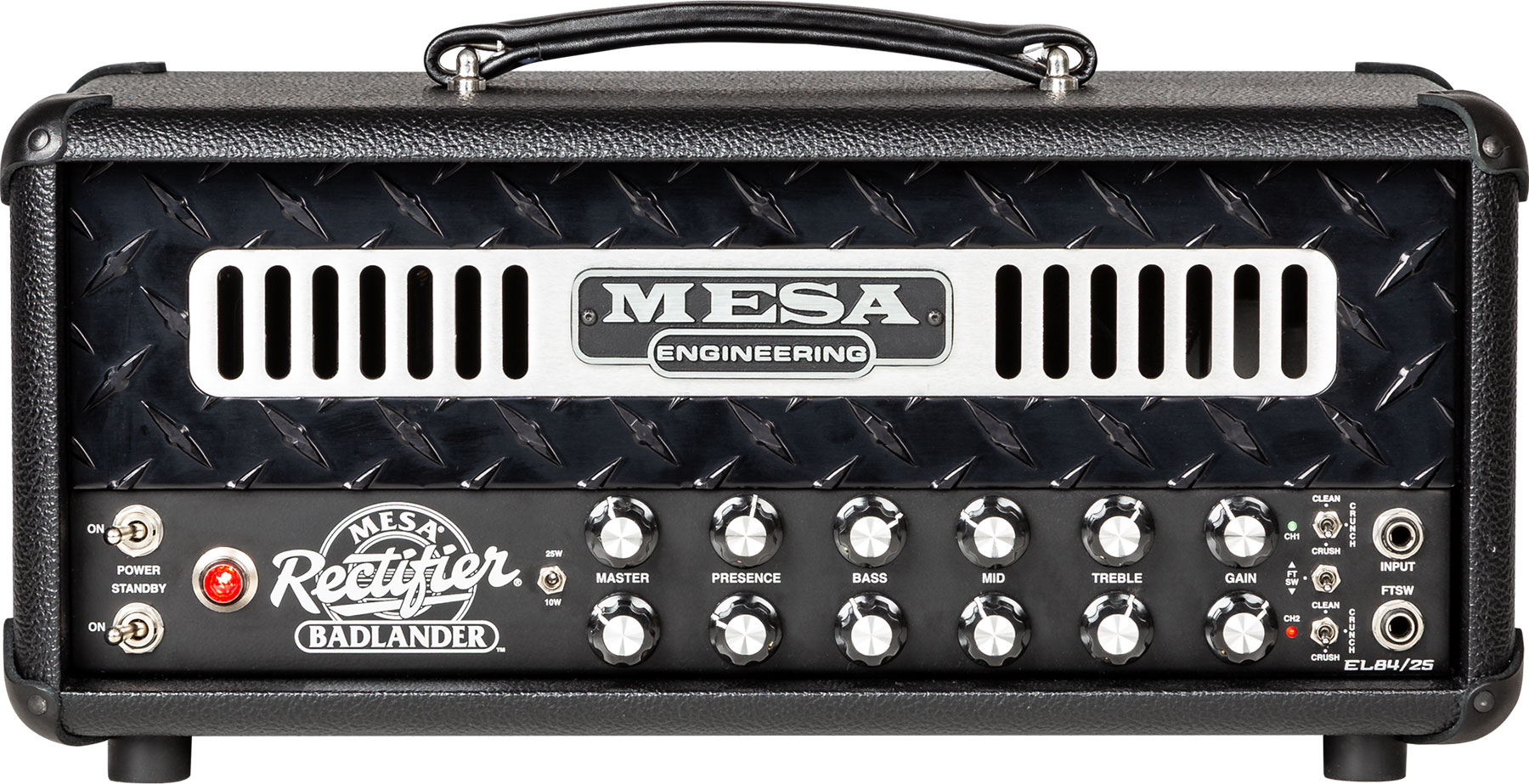 Mesa Boogie Badlander 25 Head 10/25w El84 Black Bronco - Cabezal para guitarra eléctrica - Variation 1