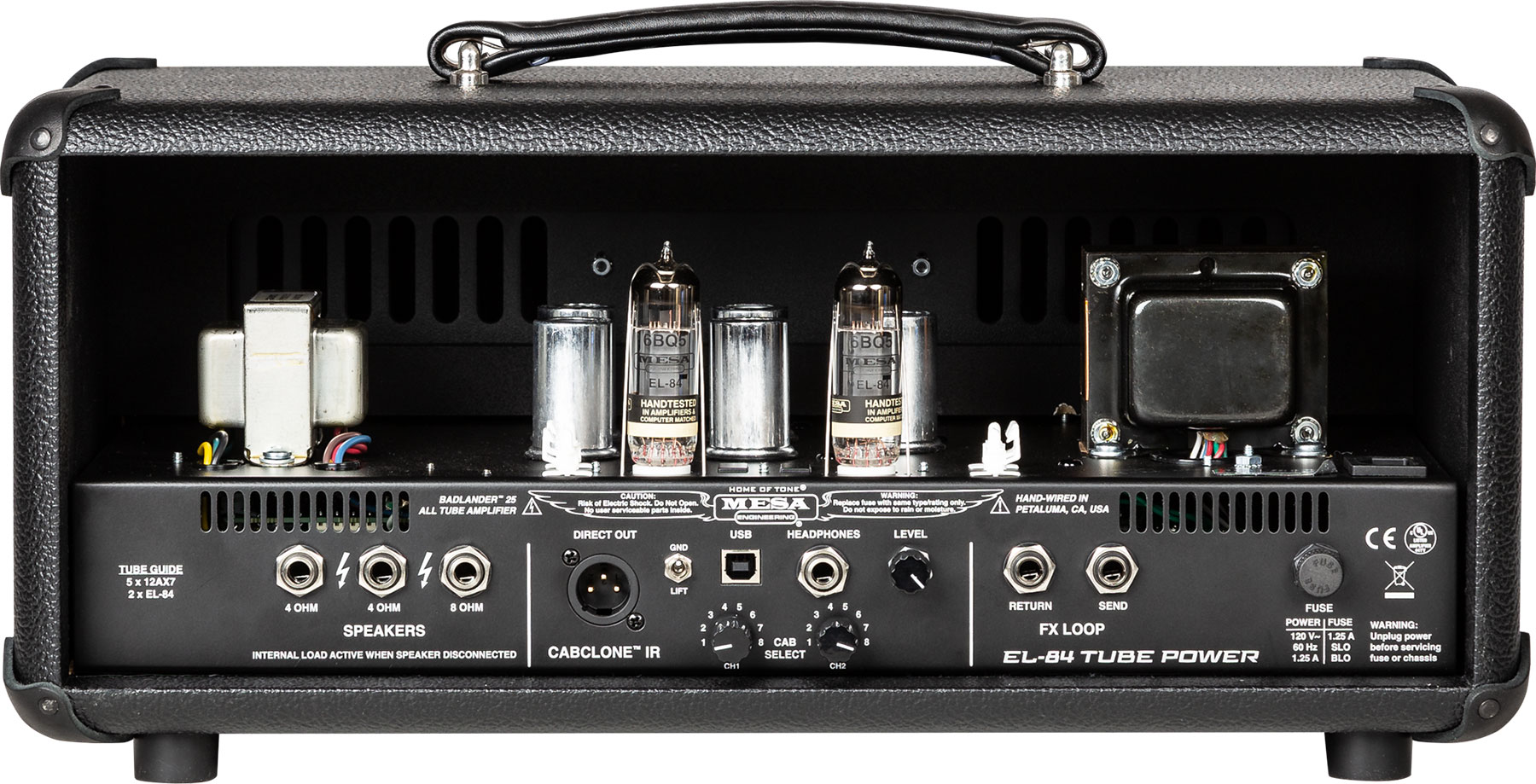 Mesa Boogie Badlander 25 Head 10/25w El84 Black Bronco - Cabezal para guitarra eléctrica - Variation 2