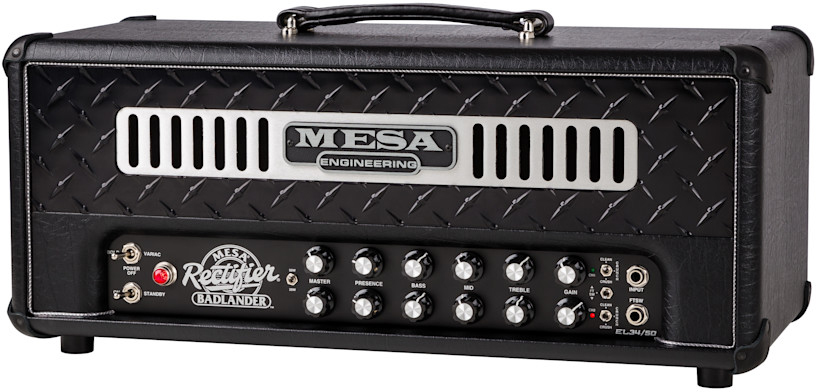 Mesa Boogie Badlander 50 Head 20/50w El34 Black Taurus - Cabezal para guitarra eléctrica - Variation 1