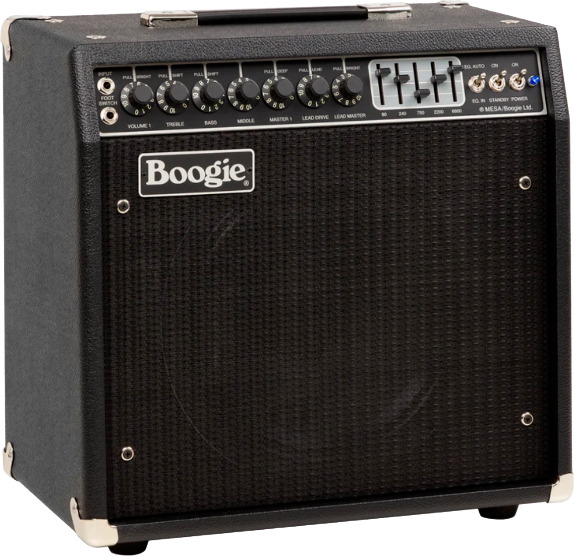 Mesa Boogie Mark Iic+ 1x12 Combo 25/75w 6l6 Black Bronco - Combo amplificador para guitarra eléctrica - Main picture