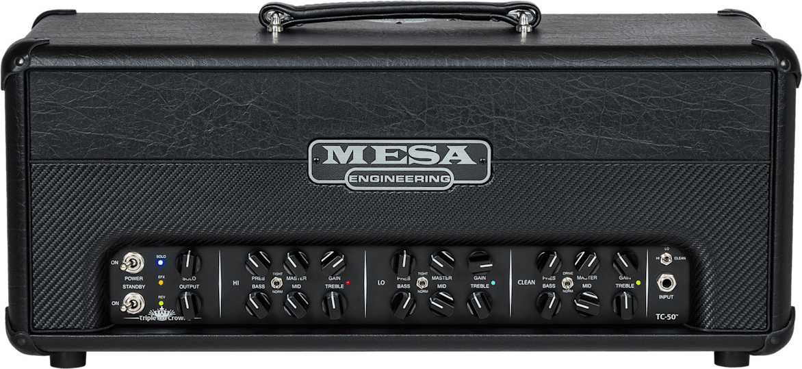 Mesa Boogie Triple Crown Tc50 Head 50w El34 Black Taurus - Cabezal para guitarra eléctrica - Main picture