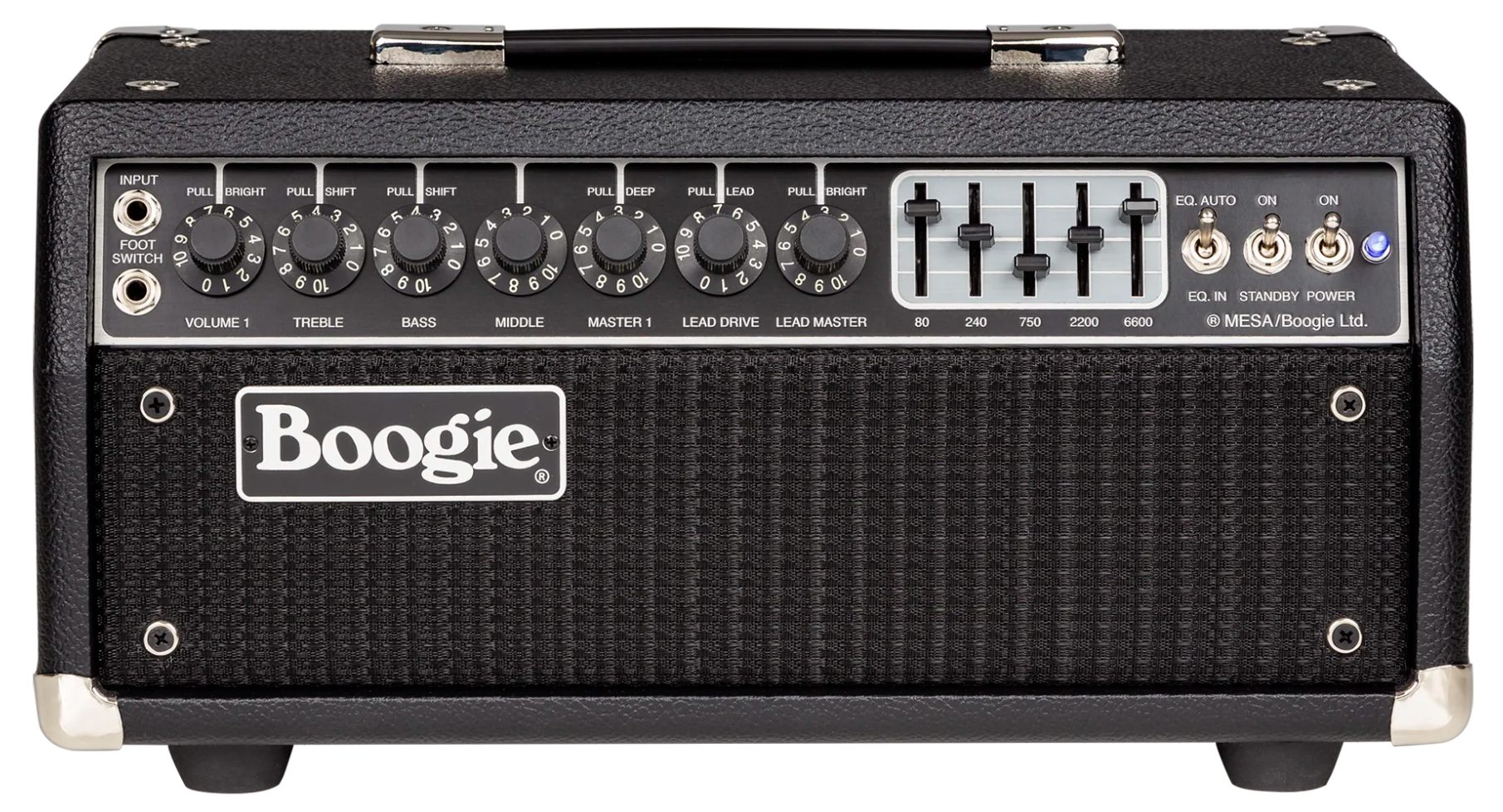 Mesa Boogie Mark Iic+ Head 25/75w 6l6 Black Bronco - Cabezal para guitarra eléctrica - Variation 1