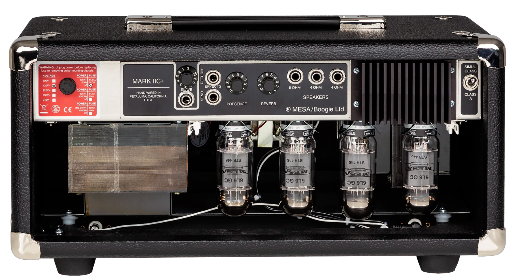 Mesa Boogie Mark Iic+ Head 25/75w 6l6 Black Bronco - Cabezal para guitarra eléctrica - Variation 2