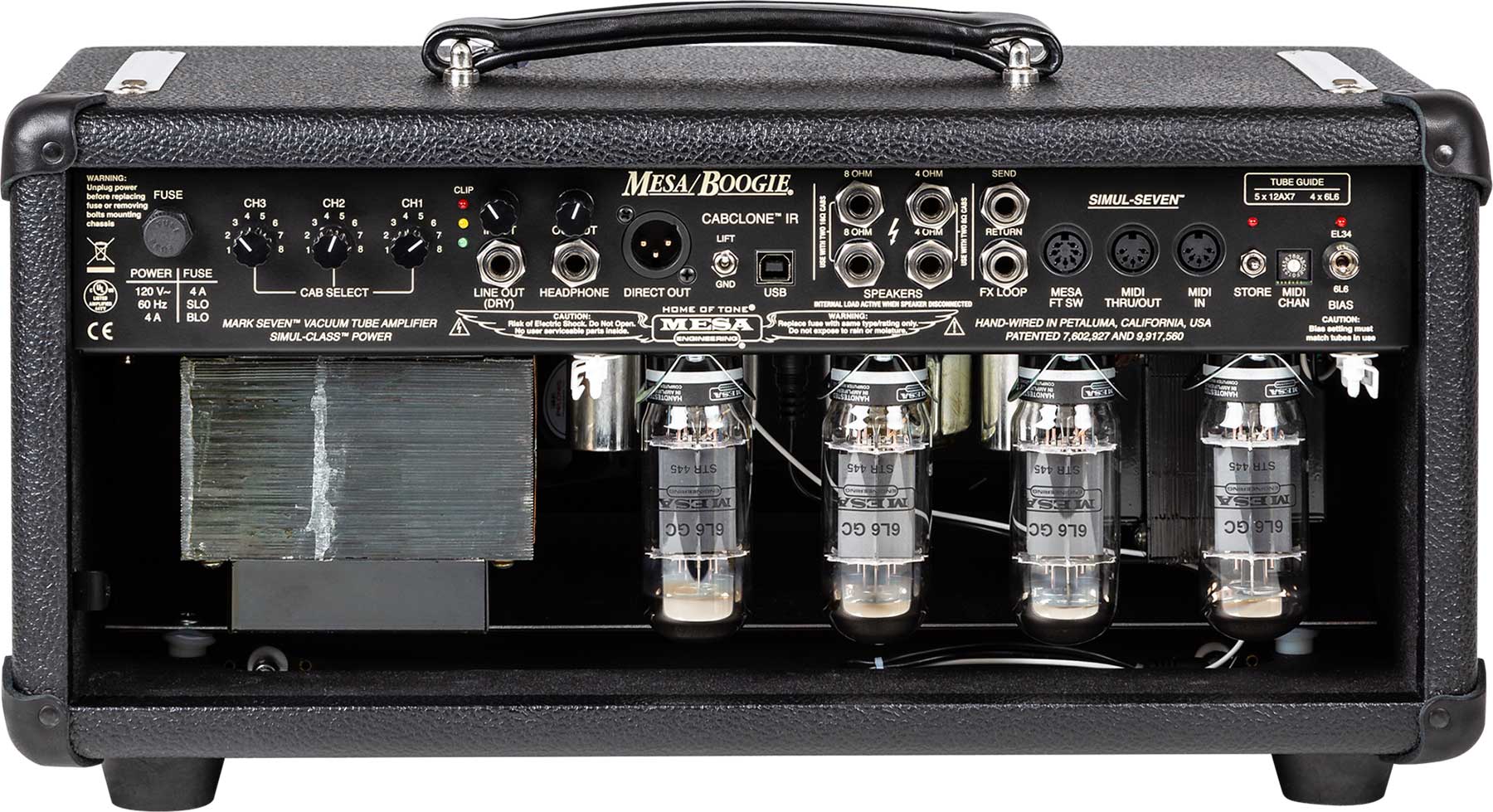 Mesa Boogie Mark Vii Head 25/45/90w 6l6 Black - Cabezal para guitarra eléctrica - Variation 2
