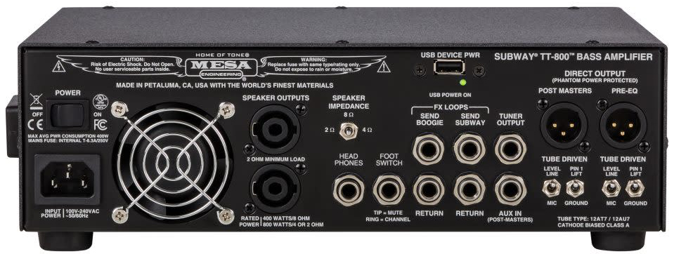 Mesa Boogie Subway Tt800 Bass Amp Metal Head 800w - Cabezal para bajo - Variation 1