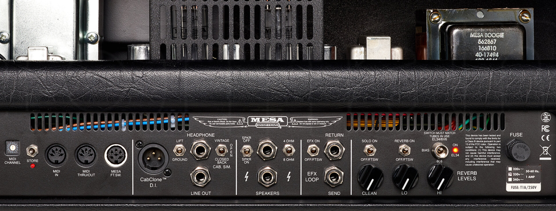 Mesa Boogie Triple Crown Tc50 Head 50w El34 Black Taurus - Cabezal para guitarra eléctrica - Variation 3