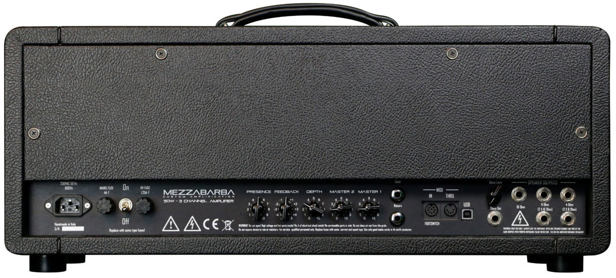 Mezzabarba Trinity Head 50w - Cabezal para guitarra eléctrica - Variation 1