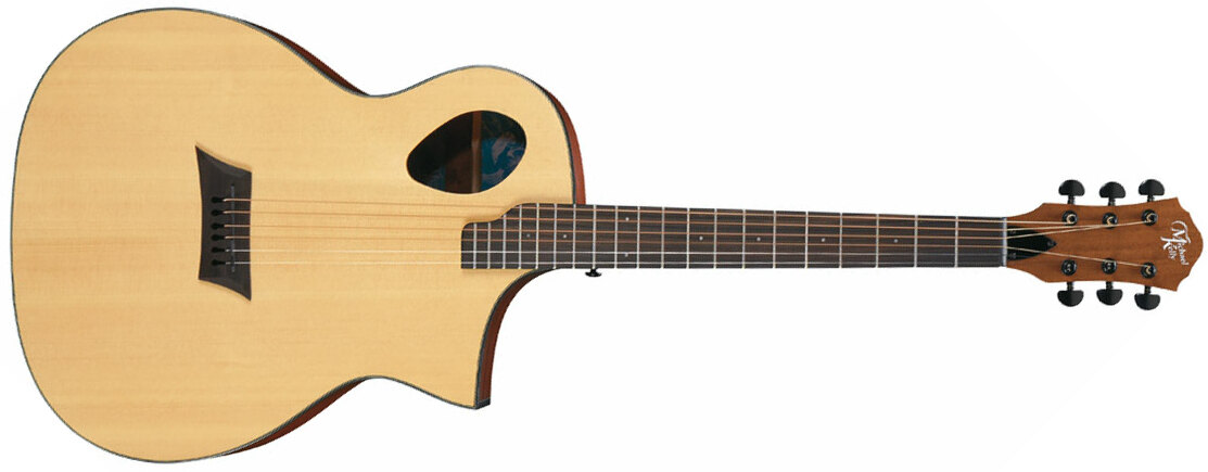 Michael Kelly Forte Port Concert Cw Epicea Sapele Ova - Natural Satin - Guitarra electro acustica - Main picture