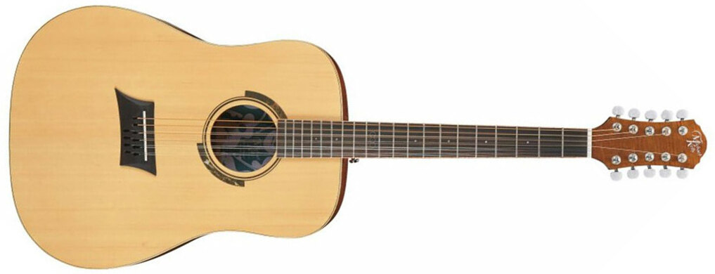 Michael Kelly Triad 10e 10-string Dreadnought Epicea Okoume/ovangkol Ova - Natural - Guitarra electro acustica - Main picture
