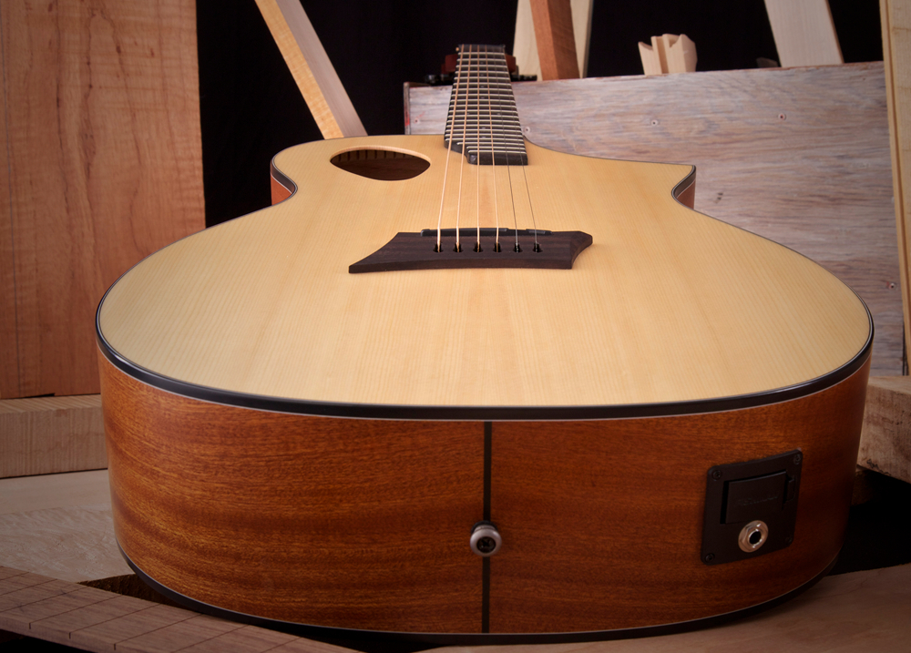 Michael Kelly Forte Port Concert Cw Epicea Sapele Ova - Natural Satin - Guitarra electro acustica - Variation 1
