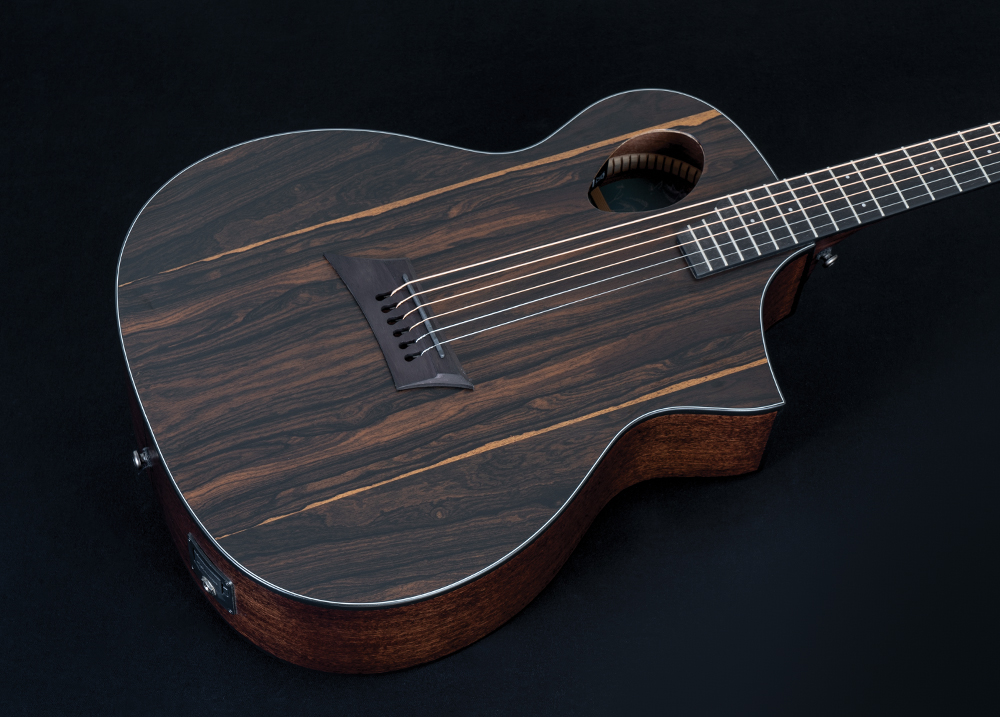Michael Kelly Forte Port Exotic Concert Cw Ziricote Okoume Ova - Natural - Guitarra electro acustica - Variation 1