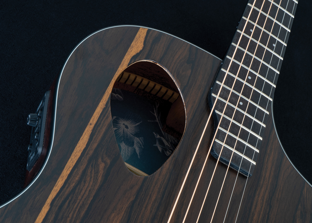 Michael Kelly Forte Port Exotic Concert Cw Ziricote Okoume Ova - Natural - Guitarra electro acustica - Variation 2