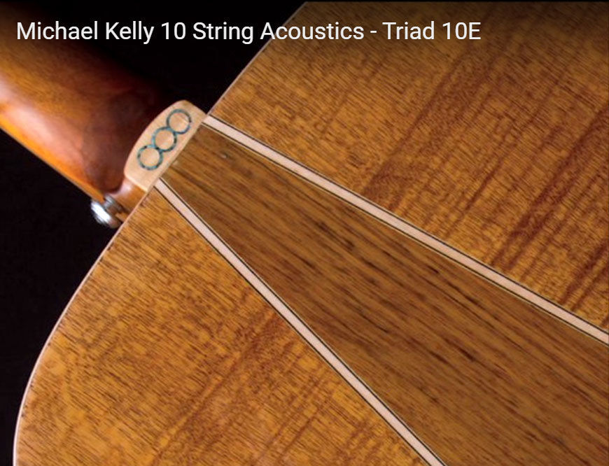 Michael Kelly Triad 10e 10-string Dreadnought Epicea Okoume/ovangkol Ova - Natural - Guitarra electro acustica - Variation 2