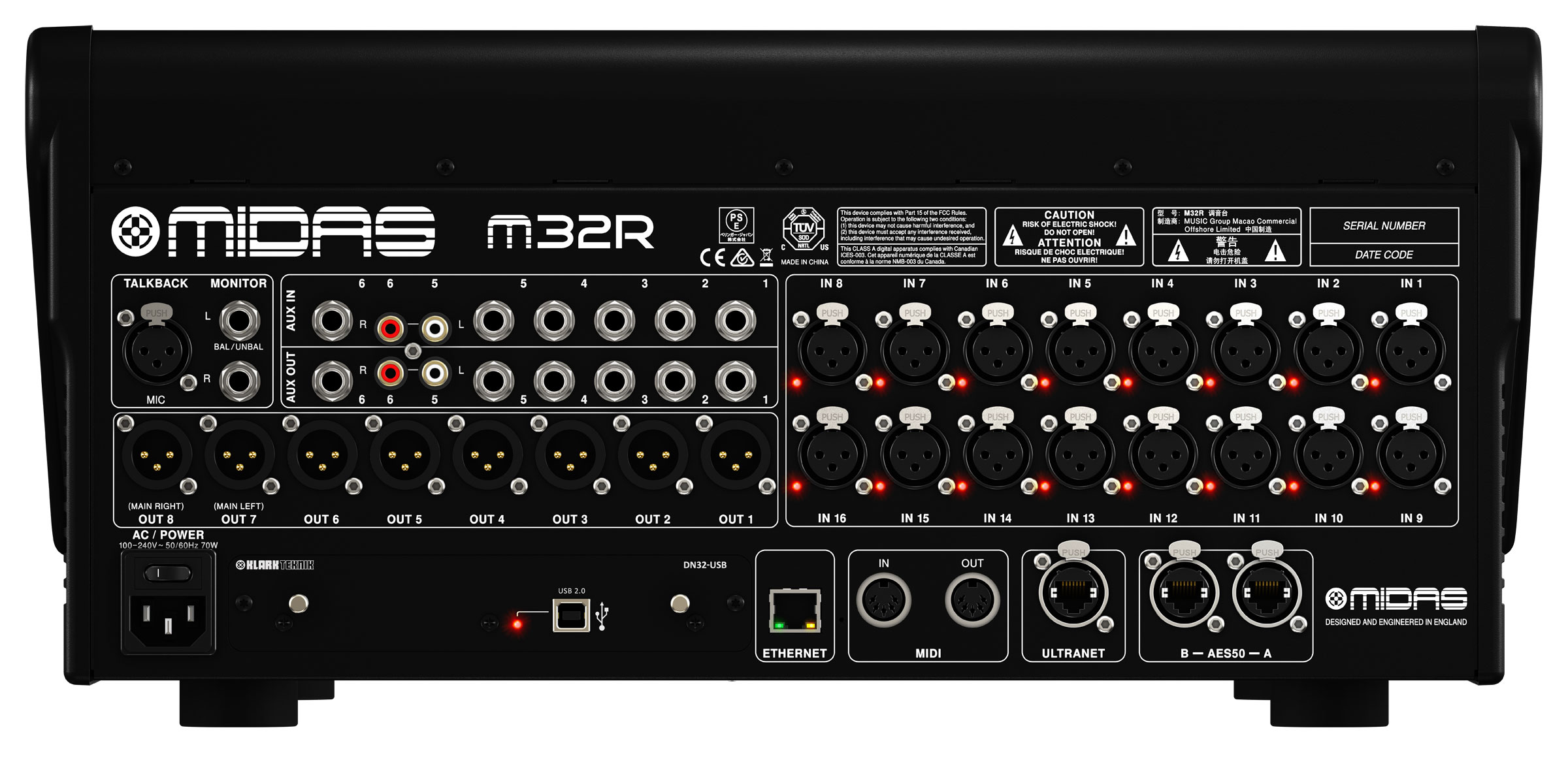 Midas M32r-live - Mesa de mezcla digital - Variation 2