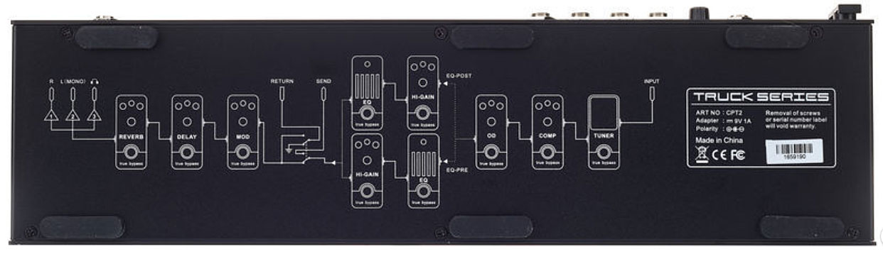 Mooer Black Truck Hi-gain Guitar Multi Effects - Pedalera multiefectos para guitarra eléctrica - Variation 4