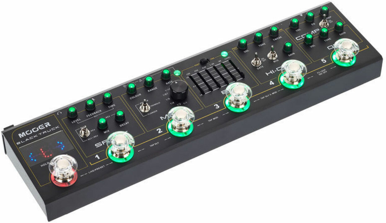 Mooer Black Truck Hi-gain Guitar Multi Effects - Pedalera multiefectos para guitarra eléctrica - Main picture