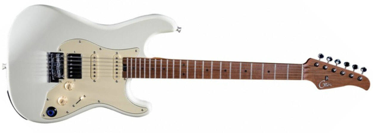 Mooer Gtrs S801 Hss Trem Mn - Vintage White - Guitarra eléctrica de modelización - Main picture