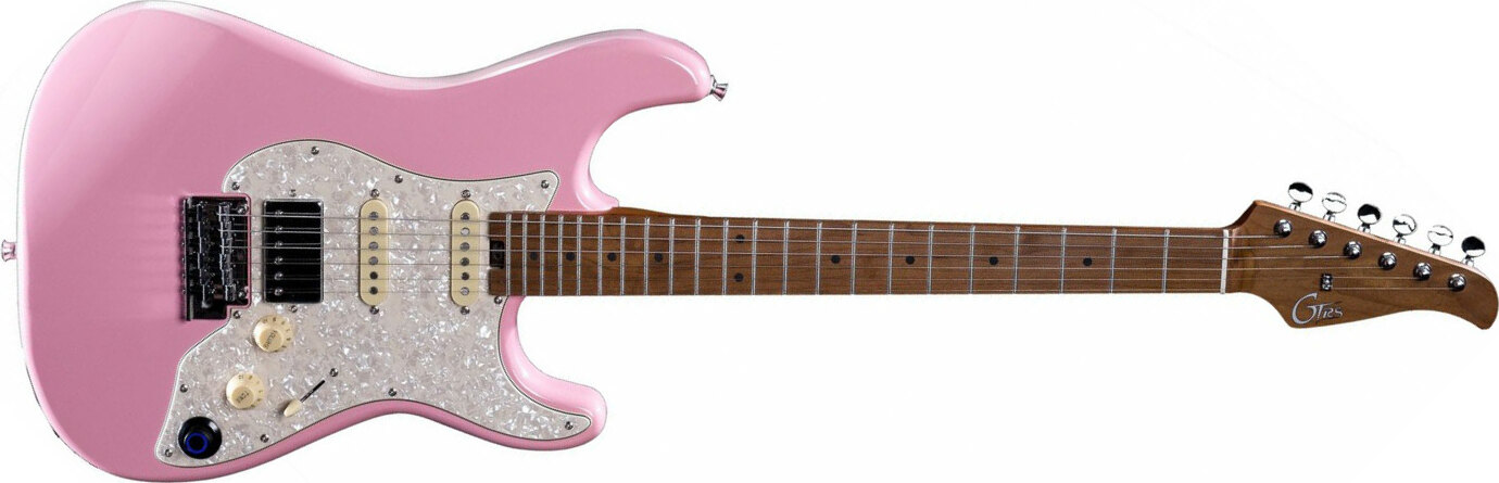 Mooer Gtrs S801 Hss Trem Mn - Shell Pink - Guitarra eléctrica de modelización - Main picture