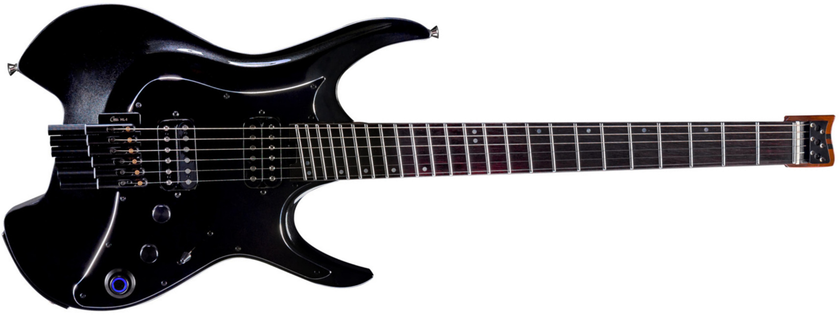 Mooer Gtrs W800 Pro Intelligent Guitar Hh Ht Rw - Pearl Black - Guitarra eléctrica de modelización - Main picture