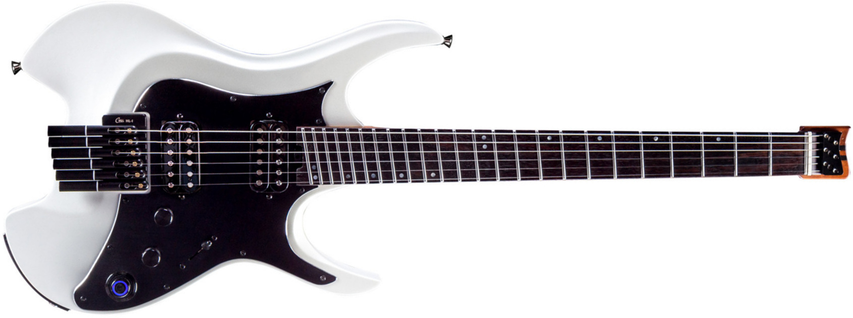 Mooer Gtrs W800 Pro Intelligent Guitar Hh Ht Rw - Pearl White - Guitarra eléctrica de modelización - Main picture