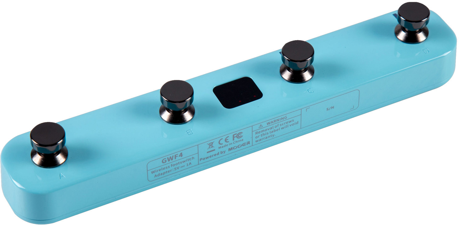 Mooer Gwf4 Gtrs Wireless Footswitch Sonic Blue - Pedal de volumen / booster / expresión - Main picture