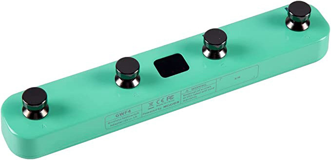 Mooer Gwf4 Gtrs Wireless Footswitch Surf Green - Pedal de volumen / booster / expresión - Main picture