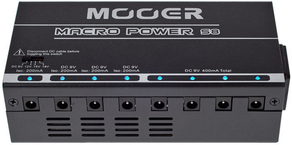 Mooer Macro Power S8 1200ma 9-12-15-18v -  - Main picture