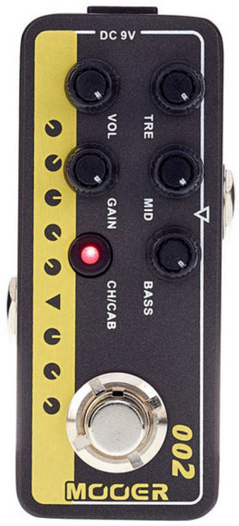 Mooer Micro Preamp 002 Uk Gold 900 Marshall Jcm900 - Preamplificador para guitarra eléctrica - Main picture