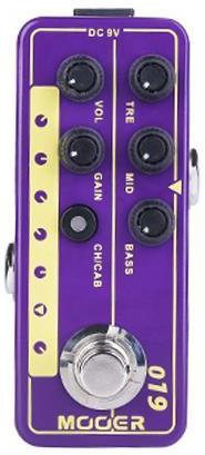 Preamplificador para guitarra eléctrica Mooer MOOER MICRO PREAMP 019 UK GOLD FX