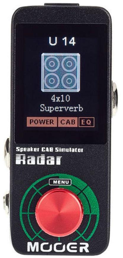 Cabinet simulator Mooer Radar Speaker Cab Simulator
