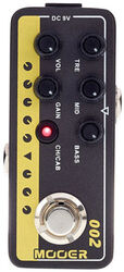 Preamplificador para guitarra eléctrica Mooer Micro Preamp 002 UK Gold 900