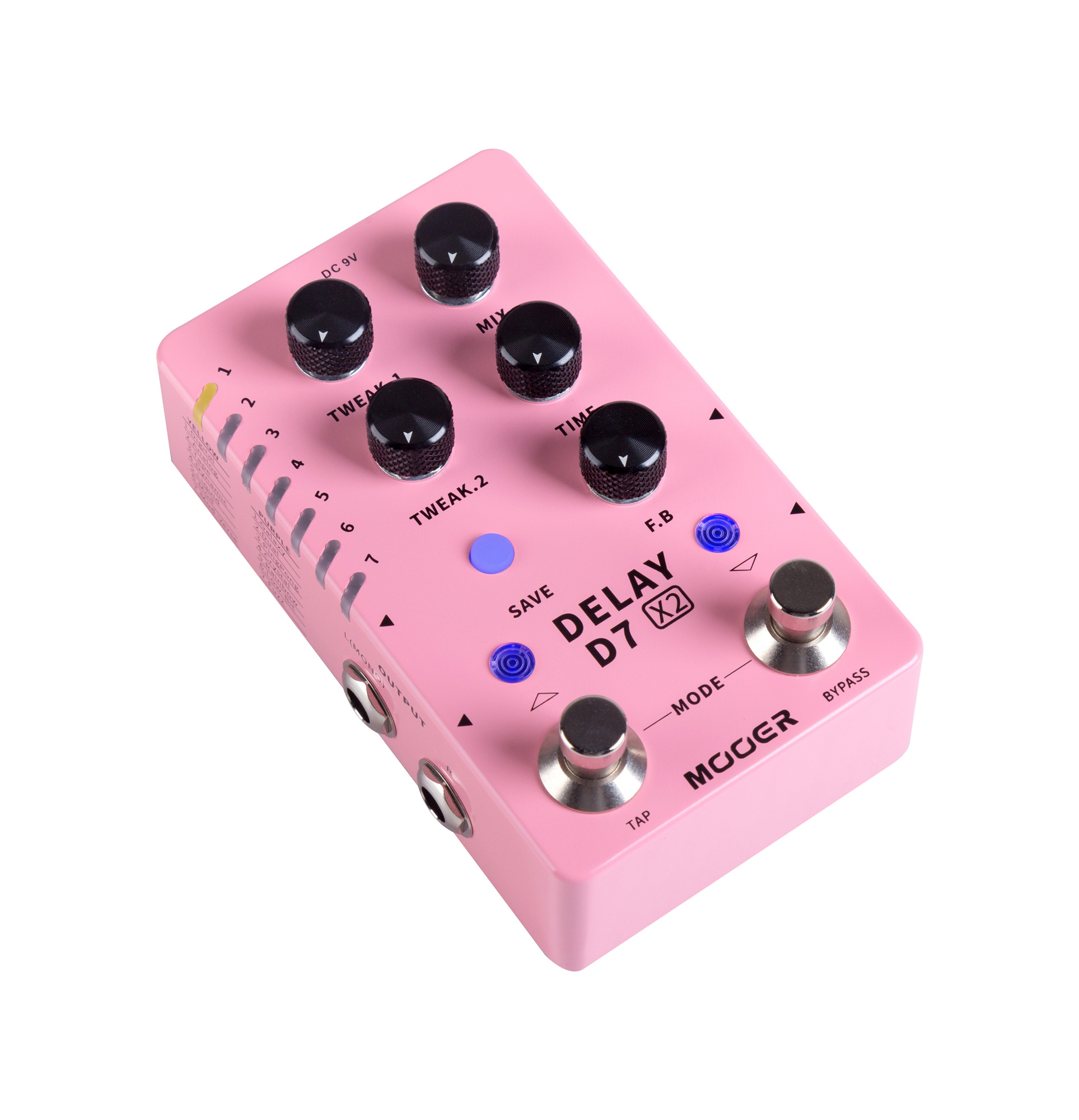 Mooer D7x2 Delay - Pedal de reverb / delay / eco - Variation 3