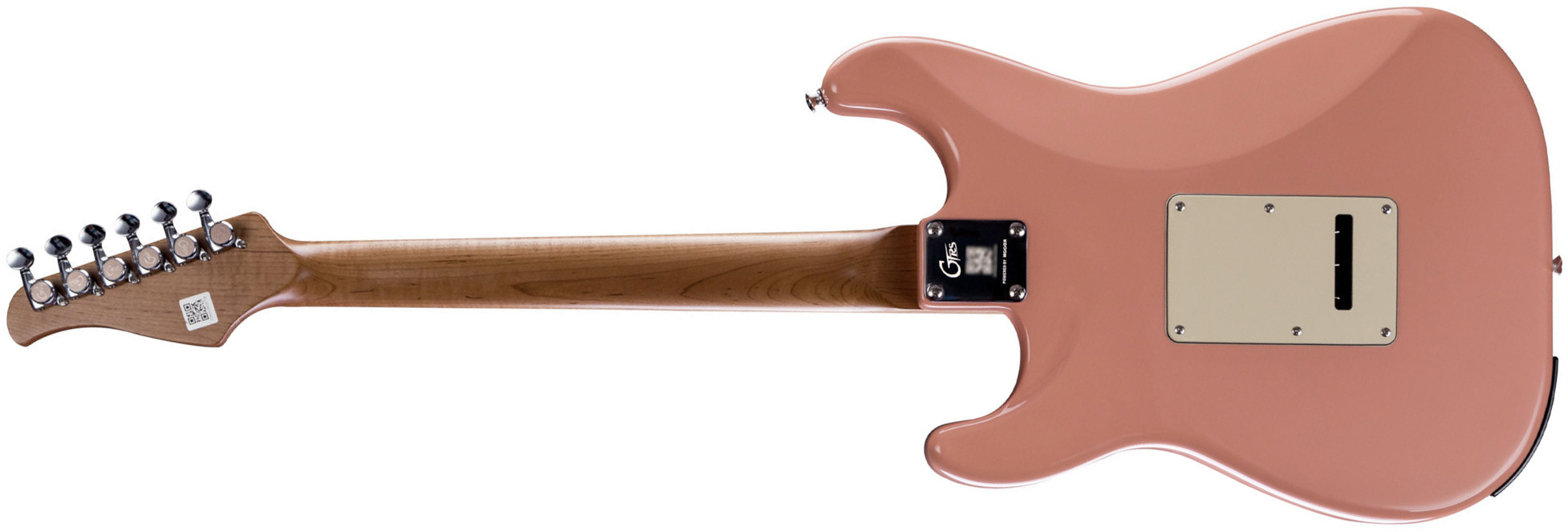 Mooer Gtrs P800 Pro Intelligent Guitar Hss Trem Rw - Flamingo Pink - Guitarra eléctrica de modelización - Variation 1