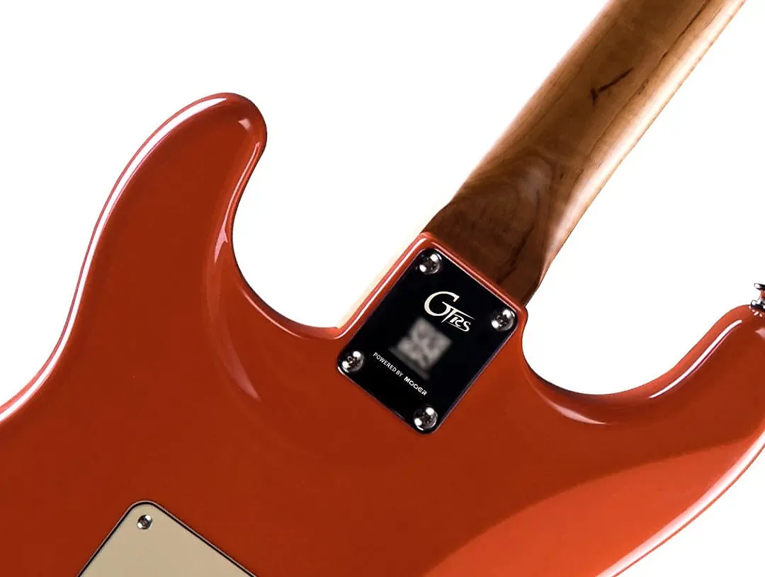 Mooer Gtrs P800 Pro Intelligent Guitar Hss Trem Rw - Fiesta Red - Guitarra eléctrica de modelización - Variation 2