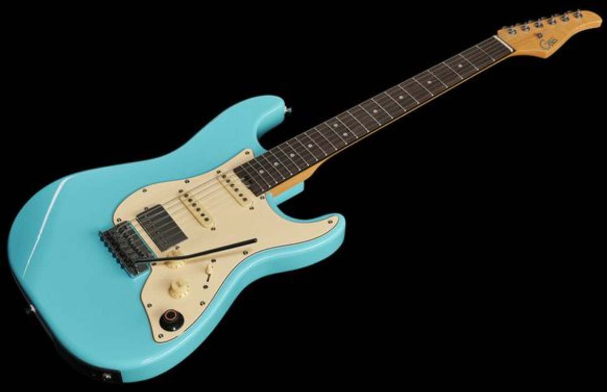 Mooer Gtrs S800 Hss Trem Rw - Sonic Blue - Guitarra eléctrica de modelización - Variation 1