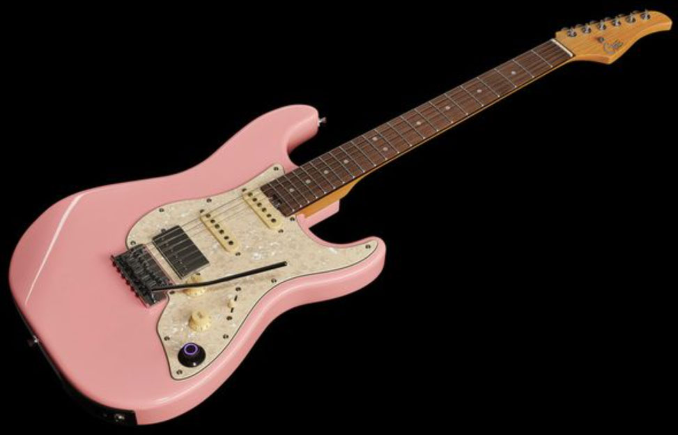 Mooer Gtrs S800 Hss Trem Rw - Shell Pink - Guitarra eléctrica de modelización - Variation 2