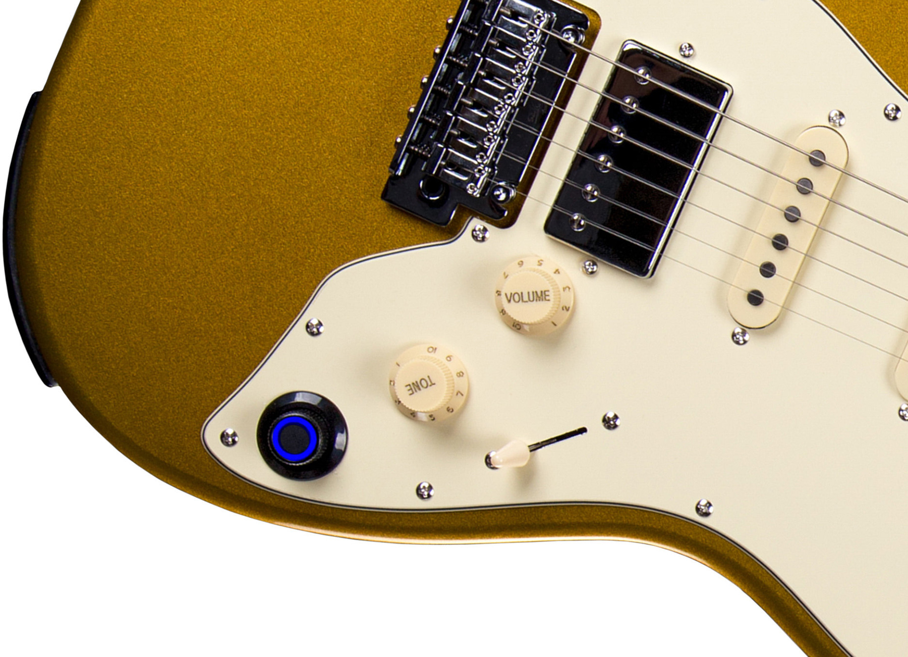 Mooer Gtrs S800 Hss Trem Rw - Gold - Guitarra eléctrica de modelización - Variation 2