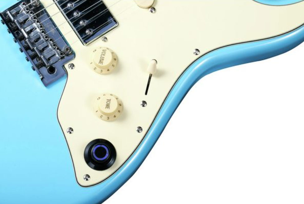 Mooer Gtrs S801 Hss Trem Mn - Sonic Blue - Guitarra eléctrica de modelización - Variation 2