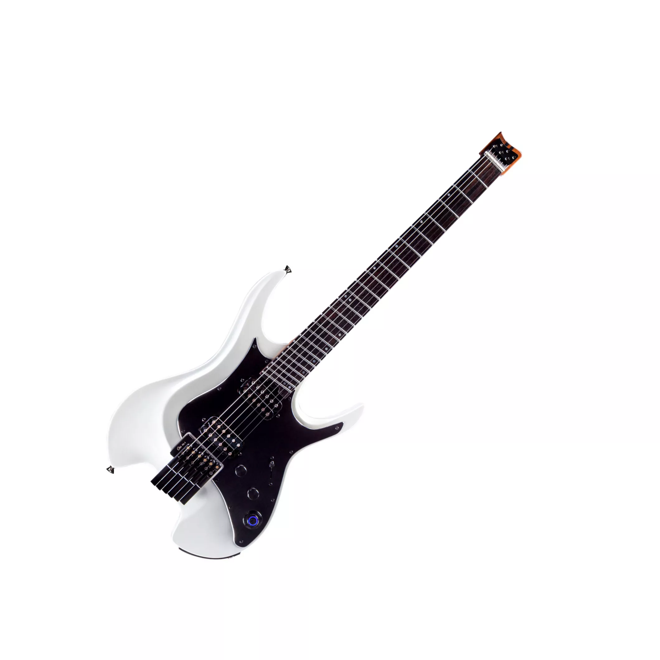 Mooer GTRS W800 Wing Series - pearl white Guitarra eléctrica de