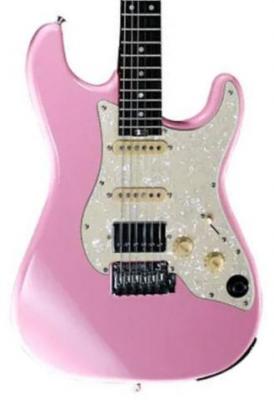 Guitarra eléctrica de modelización Mooer GTRS S800 Intelligent Guitar - Shell pink