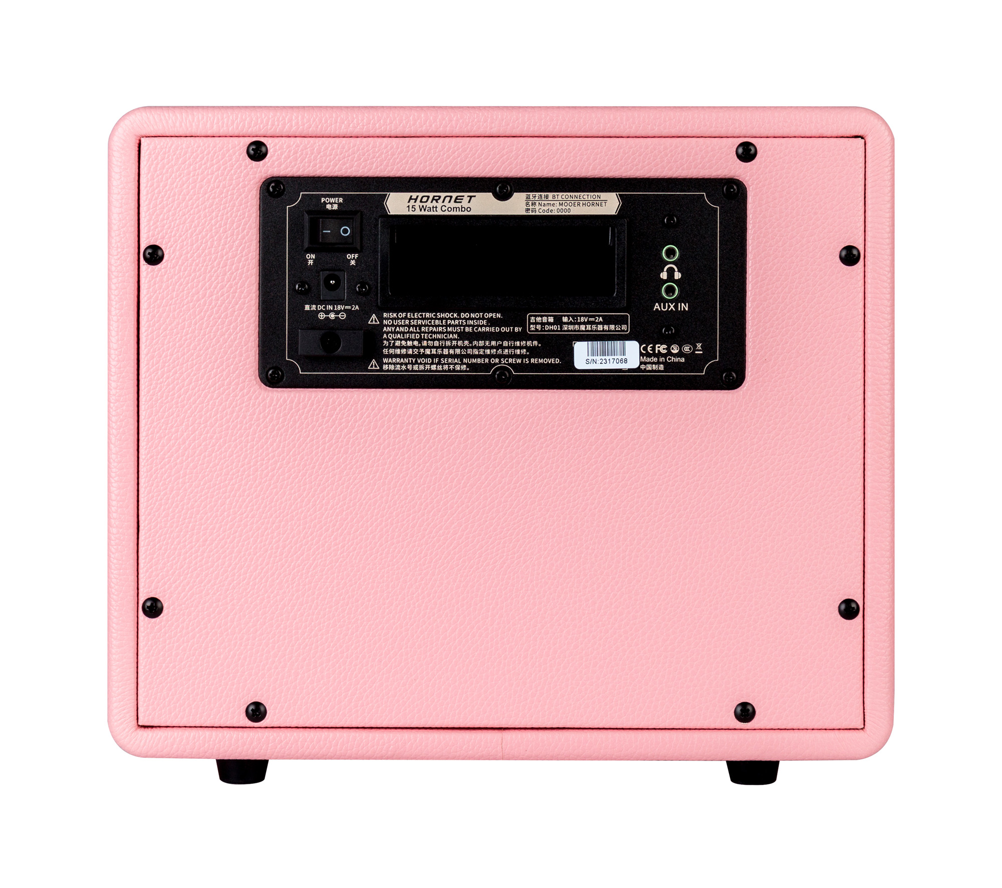 Mooer Hornet 15 W 6.5 Pink - Combo amplificador para guitarra eléctrica - Variation 2